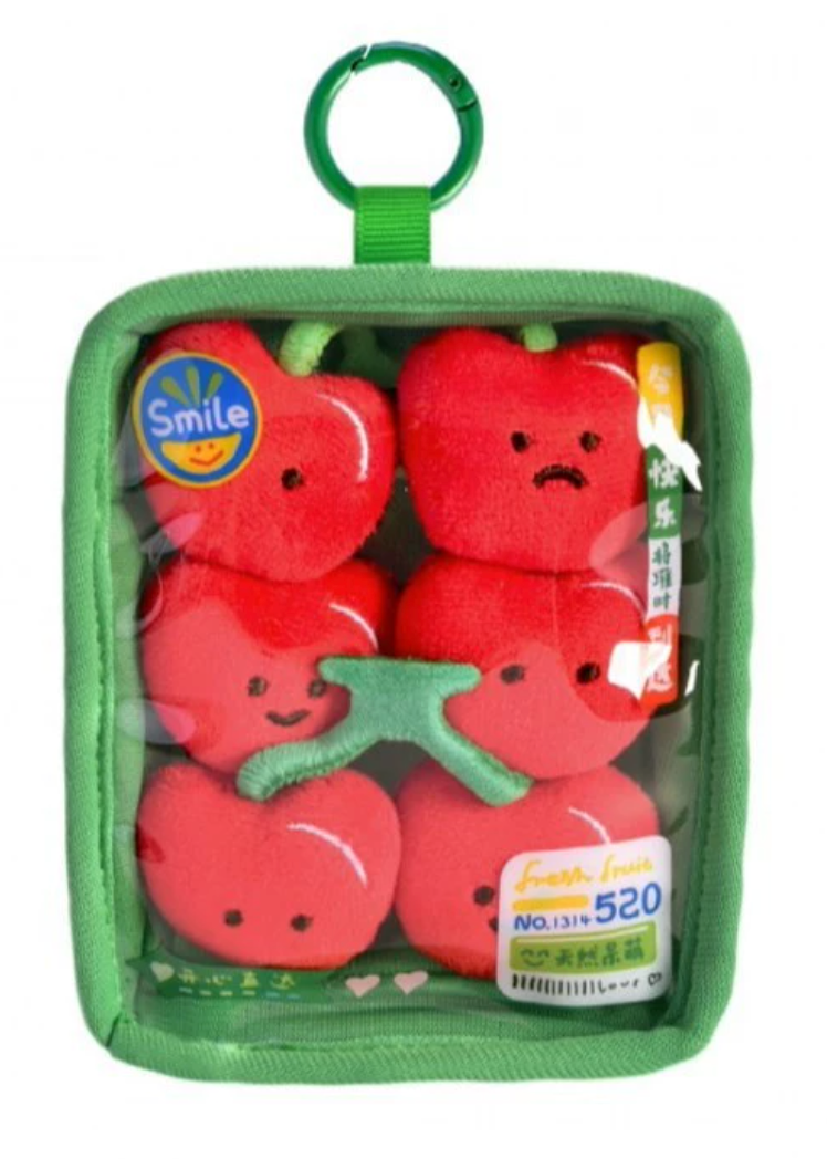 [BESTSELLERS!] Punnet Series: Fruits, Vegetables and Seafood Plushie Keychains