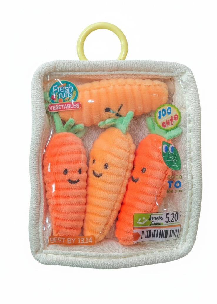 [BESTSELLERS!] Punnet Series: Fruits, Vegetables and Seafood Plushie Keychains