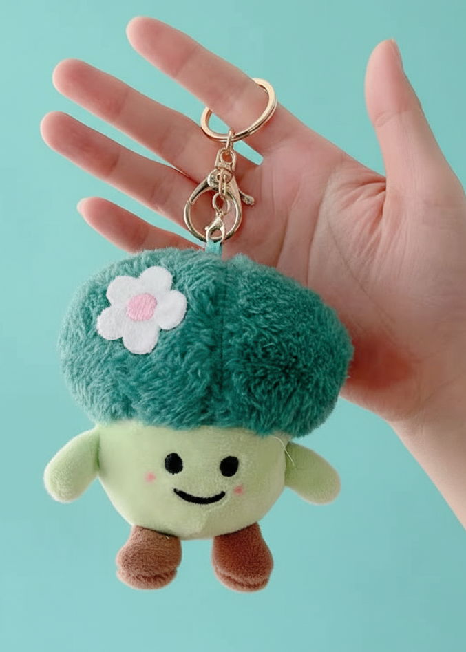 The Veggie Squad Plushie Keychains