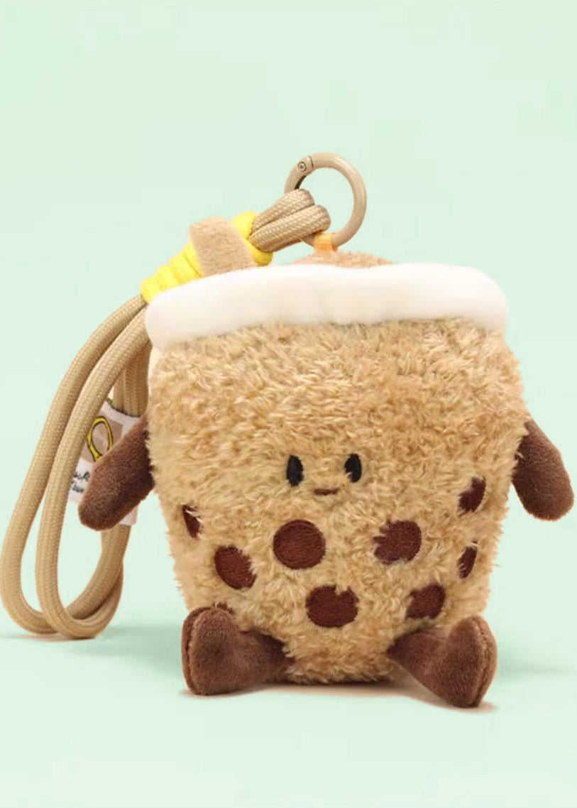 Bubble Tea Boba Plushie Keychain