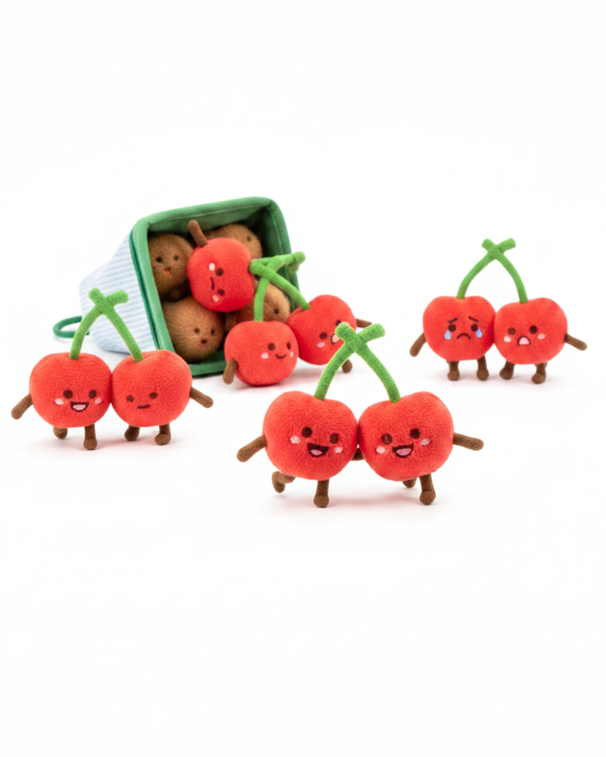 Punnet Series: Cheeky Cherries Plushie Set (Pre-order)