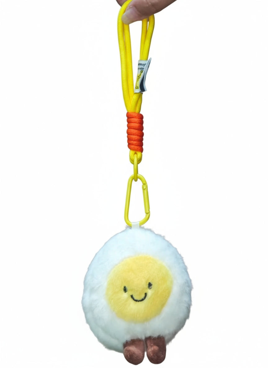 Sunny-Side Up Plushie Keychain