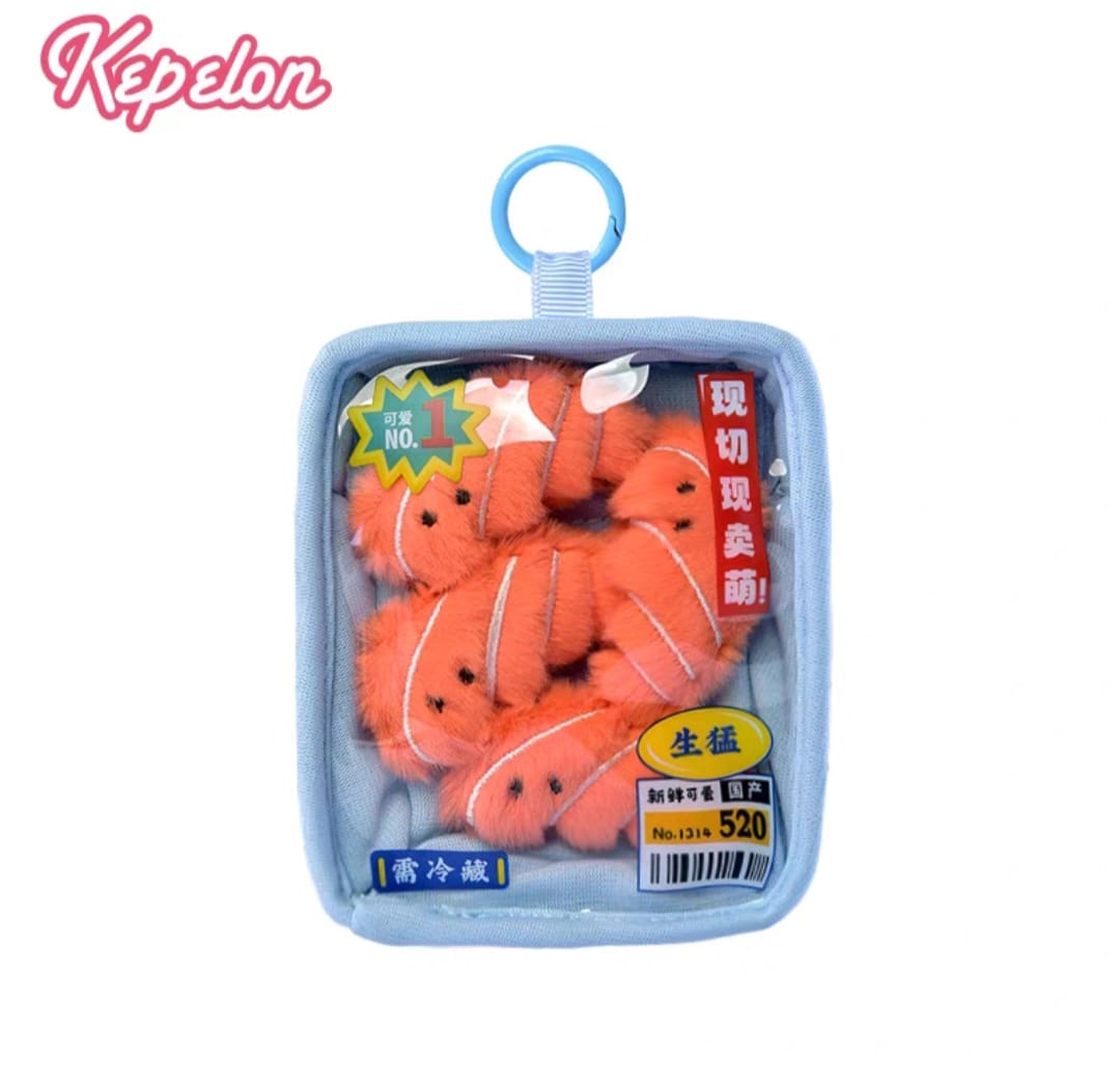 [BESTSELLERS!] Punnet Series: Fruits, Vegetables and Seafood Plushie Keychains