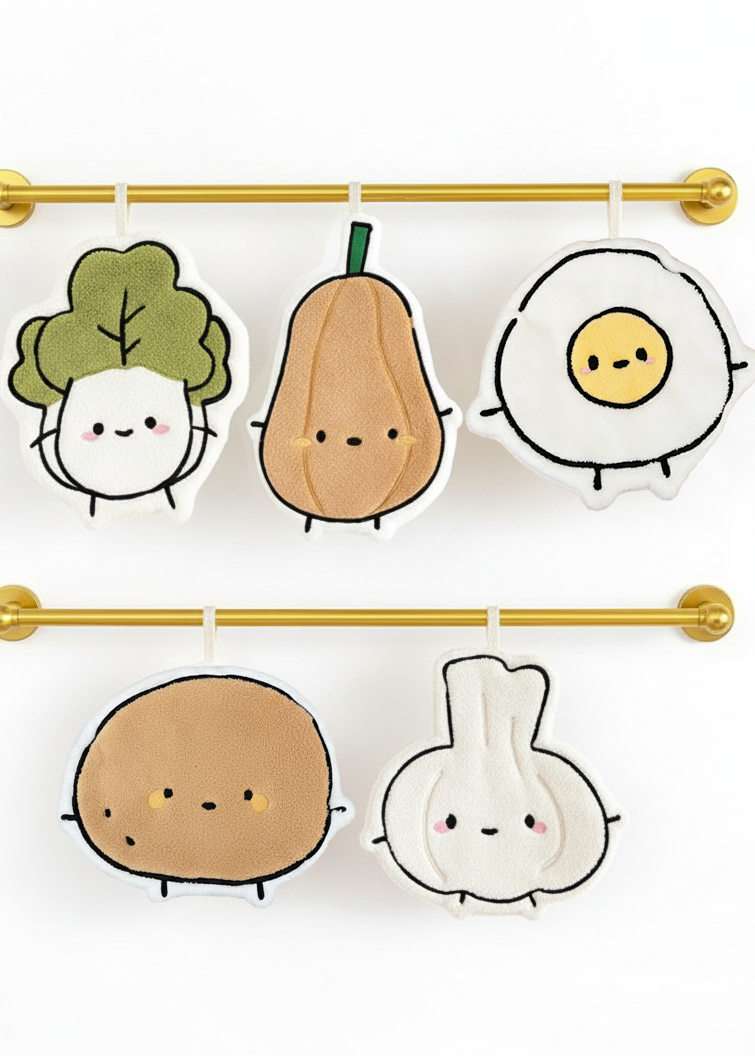 Kawaii Buddy Hand Towels