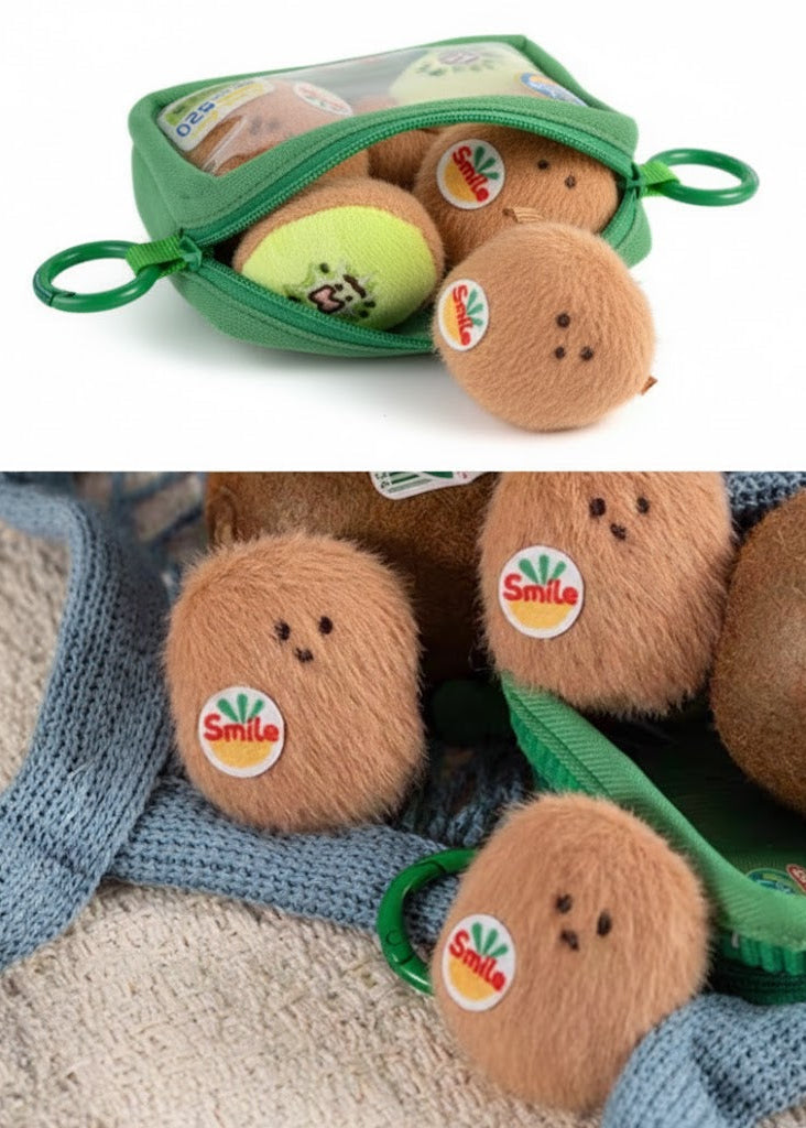 Punnet Series: Kawaii Kiwifruit Plushie Set (Pre-order)