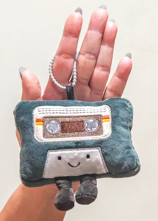 The "Happy Mixtape" Plush Keychain