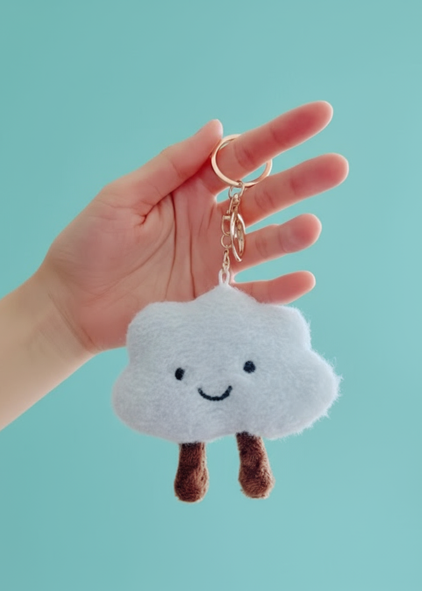 Dreamy Skies Plushie Keychains and Pins