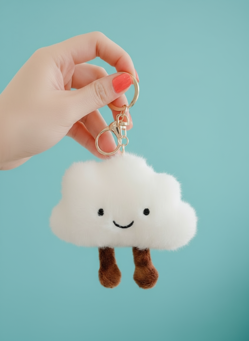 Dreamy Skies Plushie Keychains and Pins